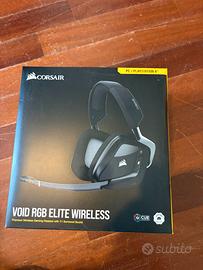Cuffie da gaming Corsair VOID RGB Elite Wireless
