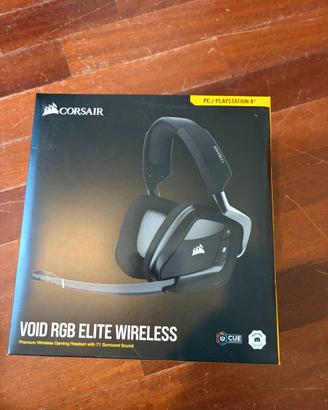 Cuffie da gaming Corsair VOID RGB Elite Wireless