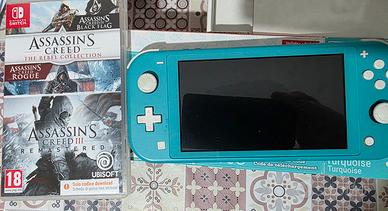 Nintendo Switch Lite con gioco Assassin's Creed 