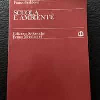 Libro vintage scuola e ambiente f frabboni