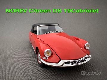NOREV 1/18 - Citroen DS 19 1961 Rosso Coral
