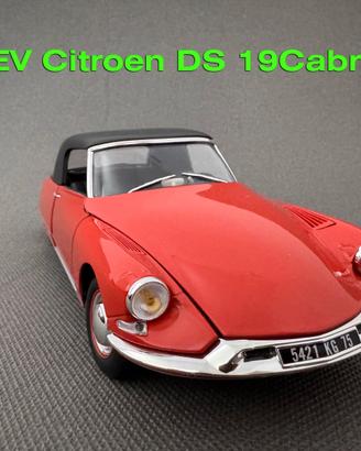 NOREV 1/18 - Citroen DS 19 1961 Rosso Coral