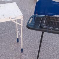 attrezzatura da campeggio  Barbecue e piano da lav