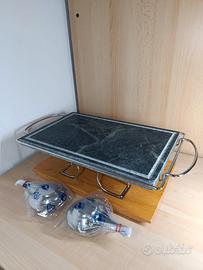 Griglia pietra ollare verde-
Tavolo