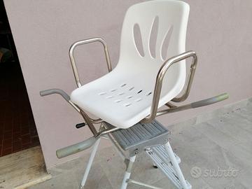 sedia x vasca da bagno girevole