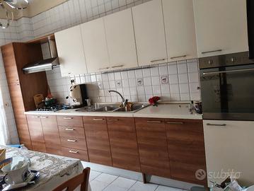 Cucina Lineare Moderna Bicolore 