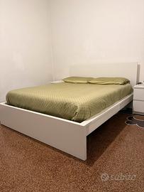 LETTO MATRIMONIALE BIANCO