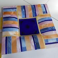 Piatto centrotavola in vetro