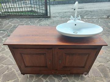 Mobile bagno in legno 
