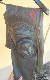 pantaloni in pelle  moto Dainese Tg.58