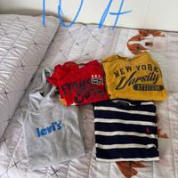 Lotto abbigliamento bambino taglie varie 10/12 ann