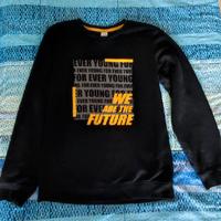maglia felpata nera 