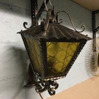 lampada a muro ferro battuto