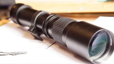 Obiettivo Walimex Pro (500mm) con adattatore Sony