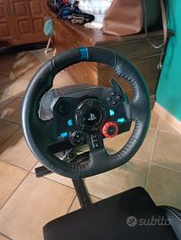  sedile playseat+Logitech G29+ PS4 pro+giochi