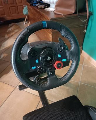  sedile playseat+Logitech G29+ PS4 pro+giochi