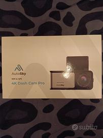 AUTOSKY Dual Dashcam 4K con GPS e WLAN