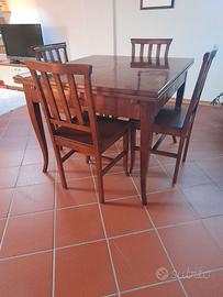 Tavolo in legno prima metà dell'800