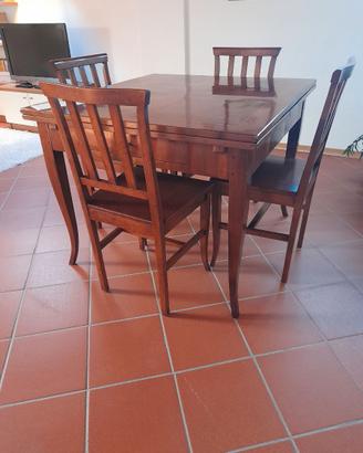 Tavolo in legno prima metà dell'800