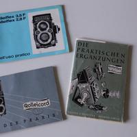 Manuali Rolleiflex e Rolleicord