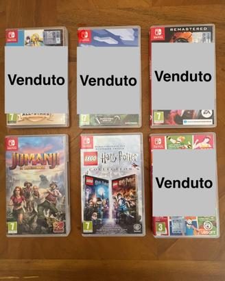 Giochi NINTENDO SWITCH ( Q.tà 2)