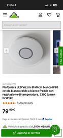 PLAFONIERA LAMPADA LED