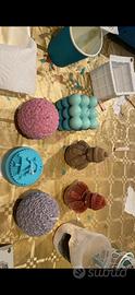 Candele, saponette e forme in gesso