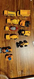 Set 10 Modellini Macchine Edili