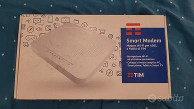 Smart modem WiFi per ADSL e FIBRA di TIM 
