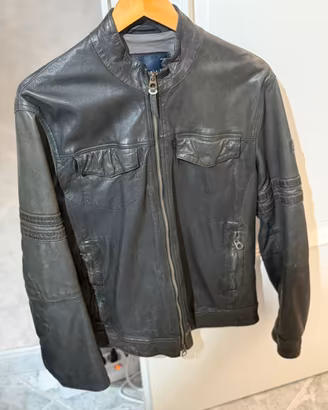 Giubotto in pelle ovina Armani