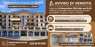 Immobili commerciali di varia metratura C1