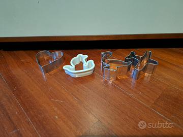 Set 4 stampini per biscotti