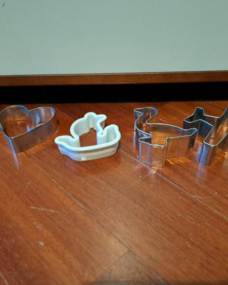 Set 4 stampini per biscotti