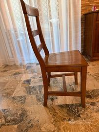 Sedie robuste legno massello