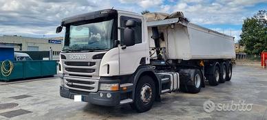 SCANIA P 400 + SEMIRIMORCHIO SCHMITZ CON CASSONE R