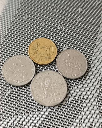 Set monete Francesi dal 1964 al 2001