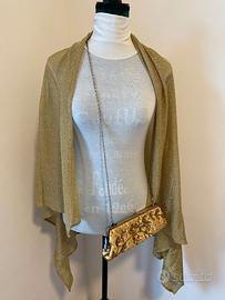 Set Cerimonia Bijoux Terner Pochette e Stola Oro