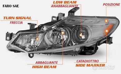 Faro sinistro Nissan Murano II Z51 2008-2012