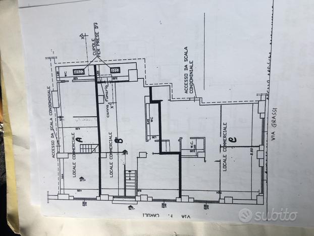 Locali varie metrature mq 55-75-85