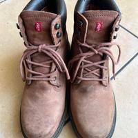 Stivali uomo Levi's in pelle nabuk marrore TG 42
