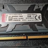 2 RAM hyperx predator 8 gb