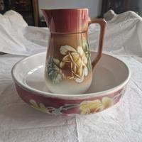 Catino e brocca S.C. Richard anni ‘30 vintage