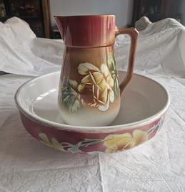 Catino e brocca S.C. Richard anni ‘30 vintage