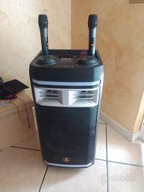  cassa bluetooth  100watt con 2 microfoni