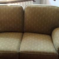 Coppia divani sfoderabili (tessuto verde) 