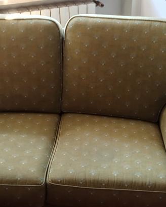 Coppia divani sfoderabili (tessuto verde) 