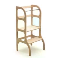 Torre di apprendimento Montessori in betulla