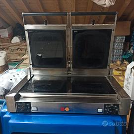 PIASTRA PANINI DOPPIA IN VETROCER. (SCHOTT CERAN)