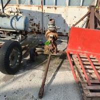 pompa per acqua marca Caprari con ruote a cardano