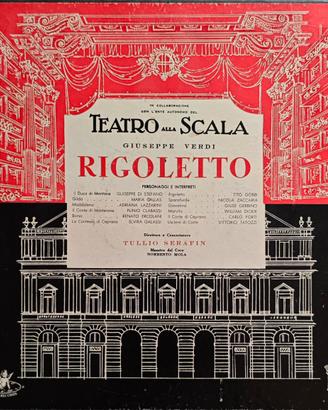 3 Dischi Rigoletto Teatro alla Scala